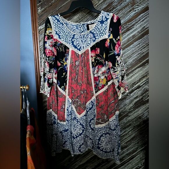 Vanessa Virginia Inez swing dress VINTAGE ANTHRO - Picture 2 of 4